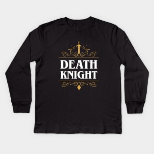 Death Knight Emblem Kids Long Sleeve T-Shirt